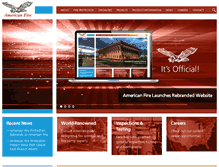 Tablet Screenshot of american-fire.com